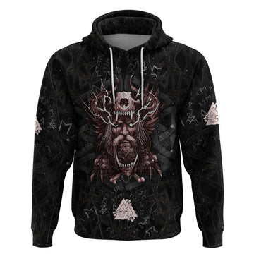Viking Odin Hoodie Viking Allfather's Radiance TS04