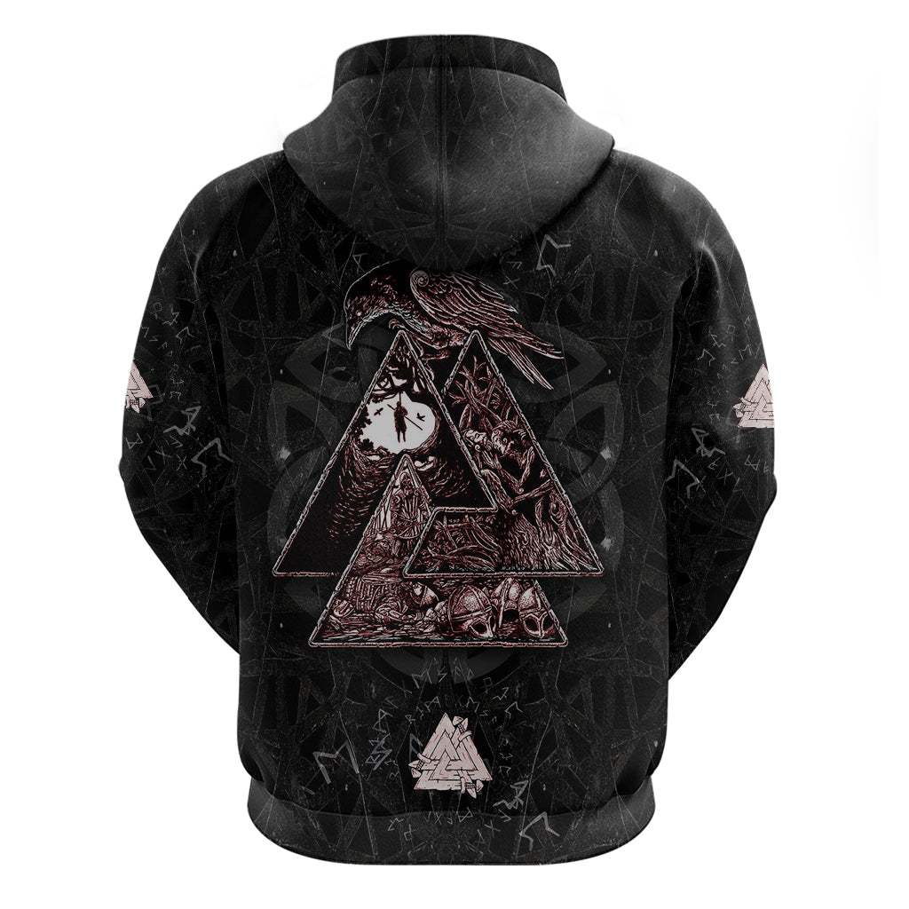 Viking Odin Hoodie Viking Allfather's Radiance TS04