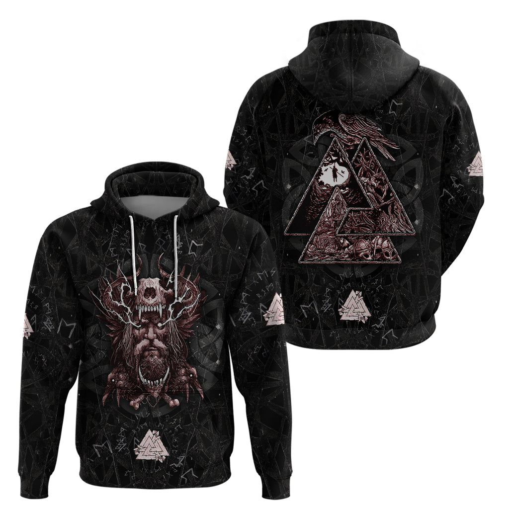 Viking Odin Hoodie Viking Allfather's Radiance TS04
