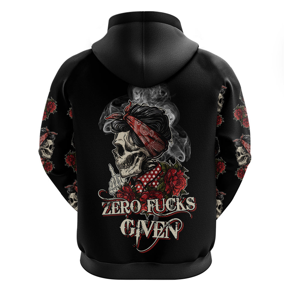 Skl Rose - Zero Fck Given Hoodie TS04