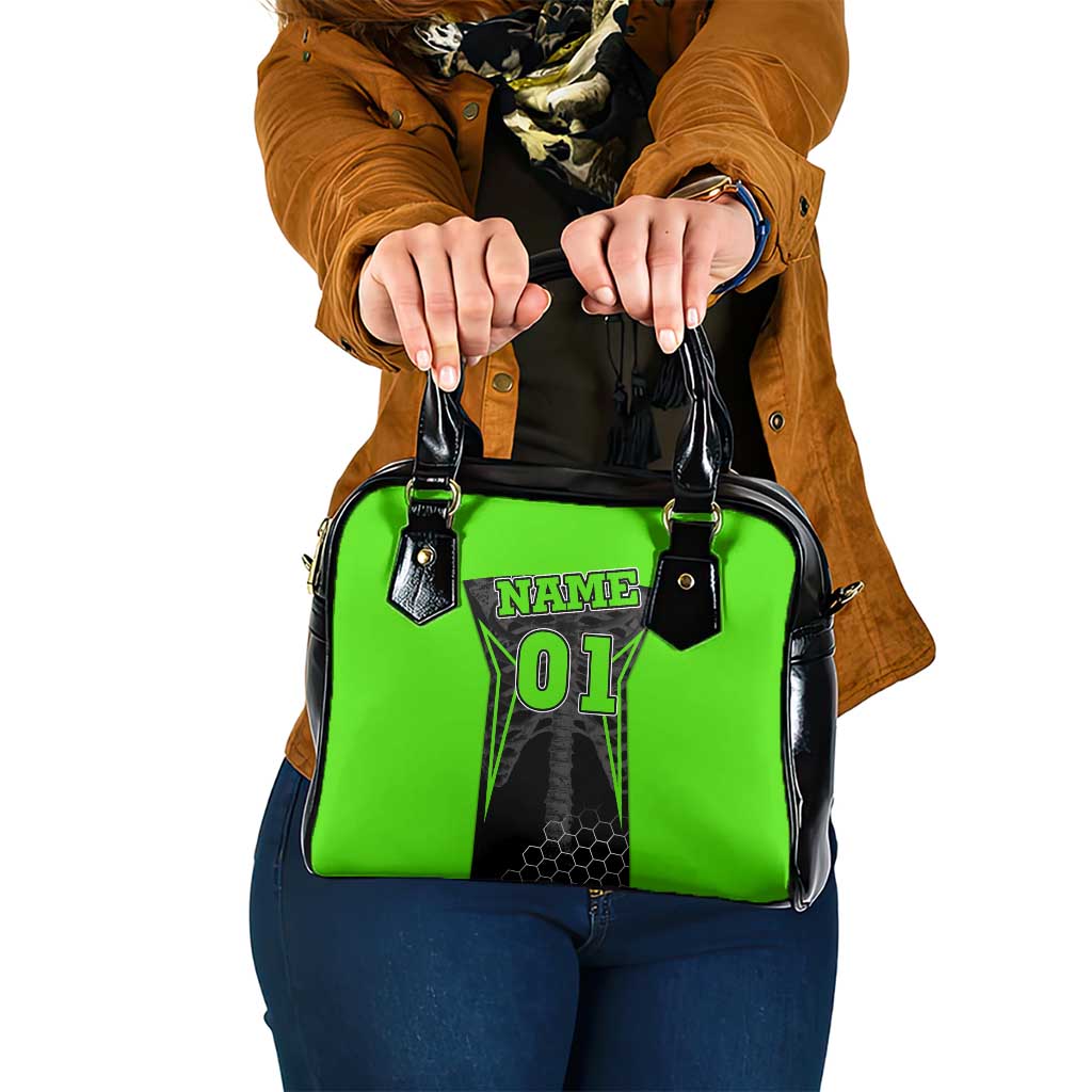 Personalized Skeleton Racing Shoulder Handbag Cool Bone Motorcycle Motocross Off-Road Riders Racewear TS04