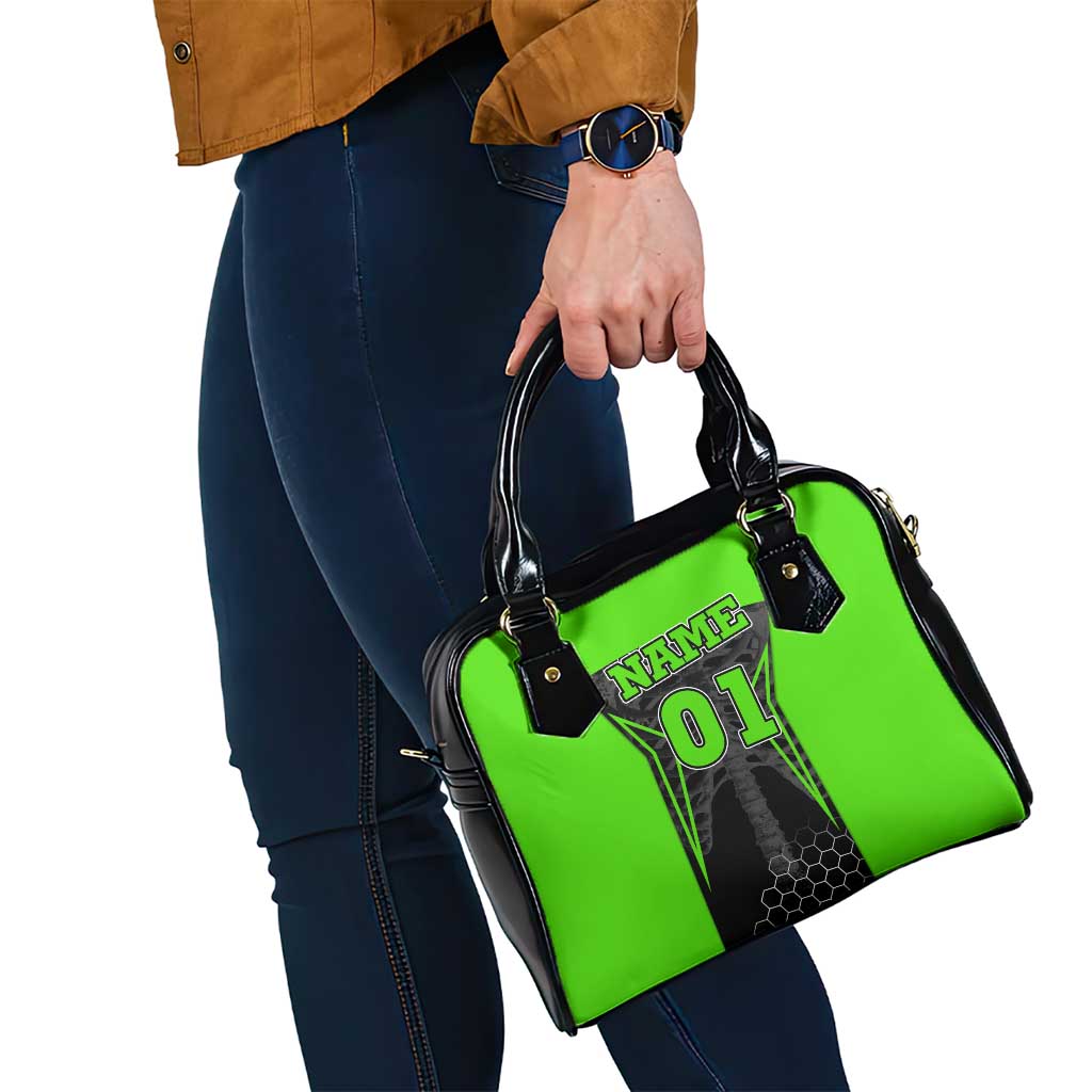 Personalized Skeleton Racing Shoulder Handbag Cool Bone Motorcycle Motocross Off-Road Riders Racewear TS04