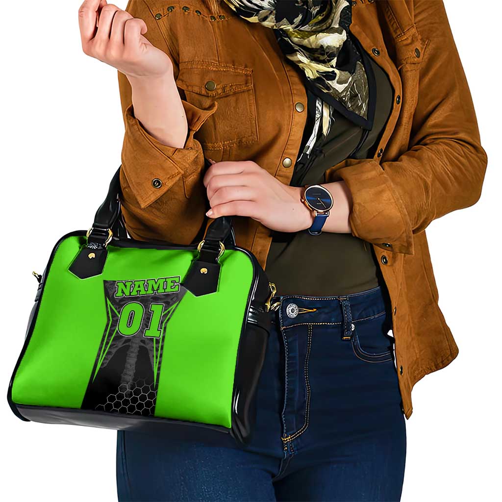 Personalized Skeleton Racing Shoulder Handbag Cool Bone Motorcycle Motocross Off-Road Riders Racewear TS04