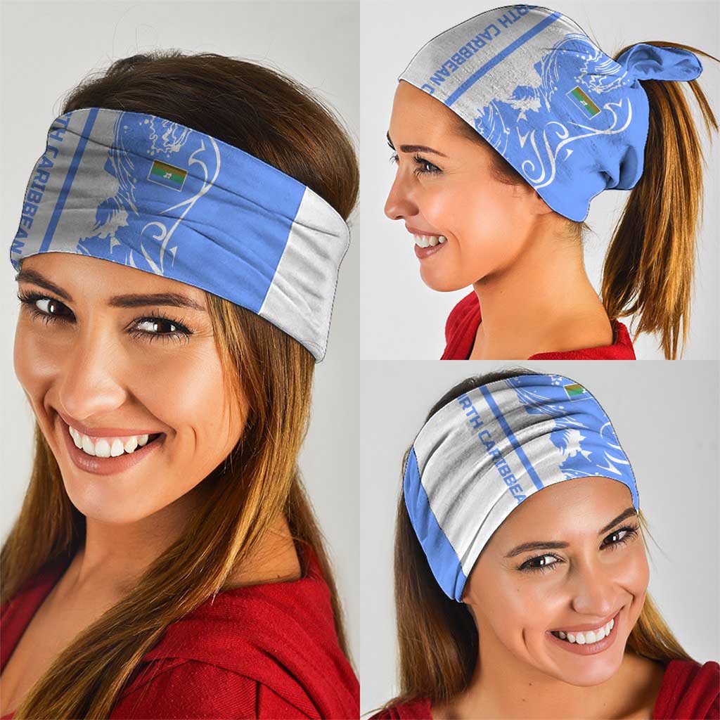 Nicaragua North Caribbean Coast Neck Gaiter with Ocean Wave Pattern and Dance with the Waves TS04