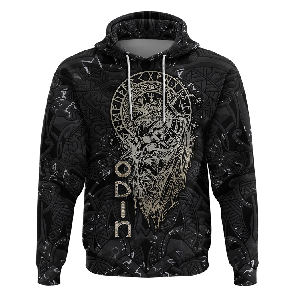 Viking Navigator Hoodie Odin's Wisdom in Symbols TS04
