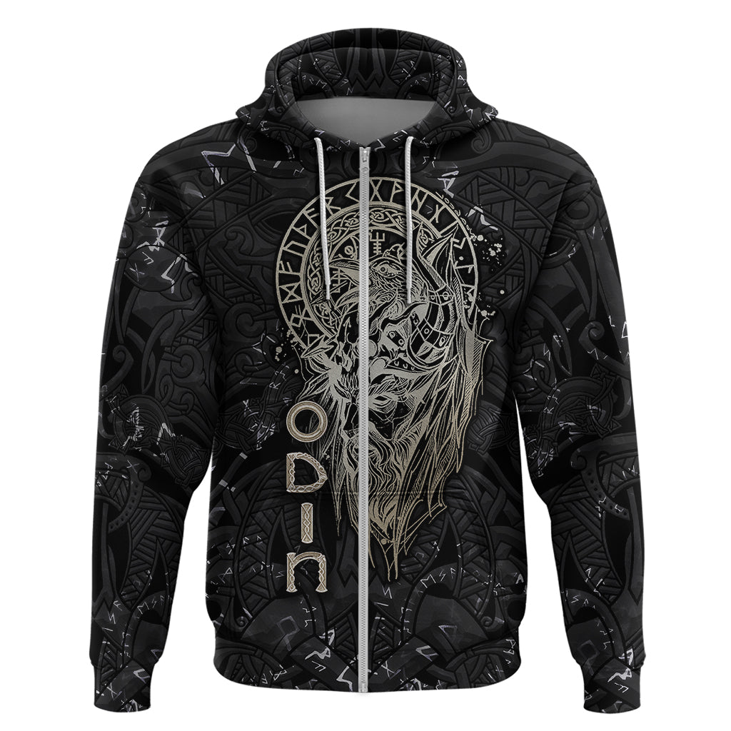 Viking Navigator Hoodie Odin's Wisdom in Symbols TS04