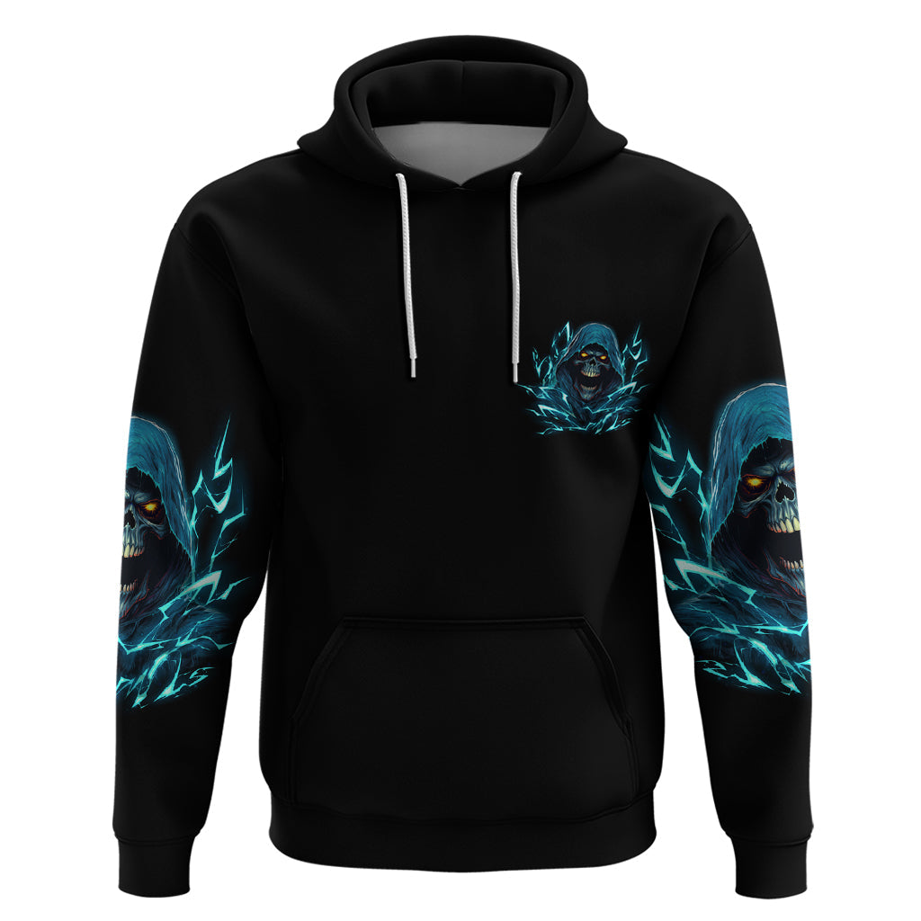 I Can't Go To Hell Mad Reaper Skull Hoodie TS04