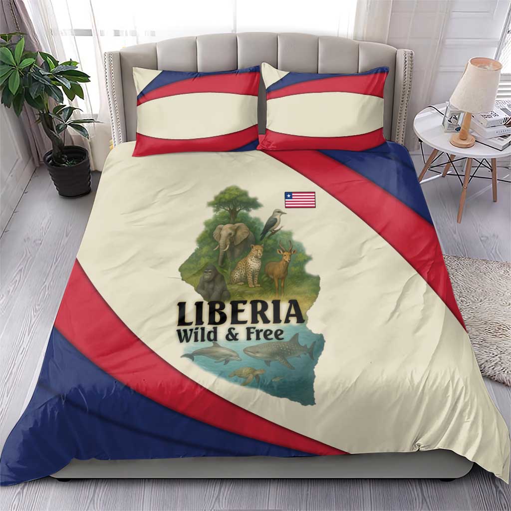 Liberia Wildlife Bedding Set African Safari and Ocean Marine Life TS04