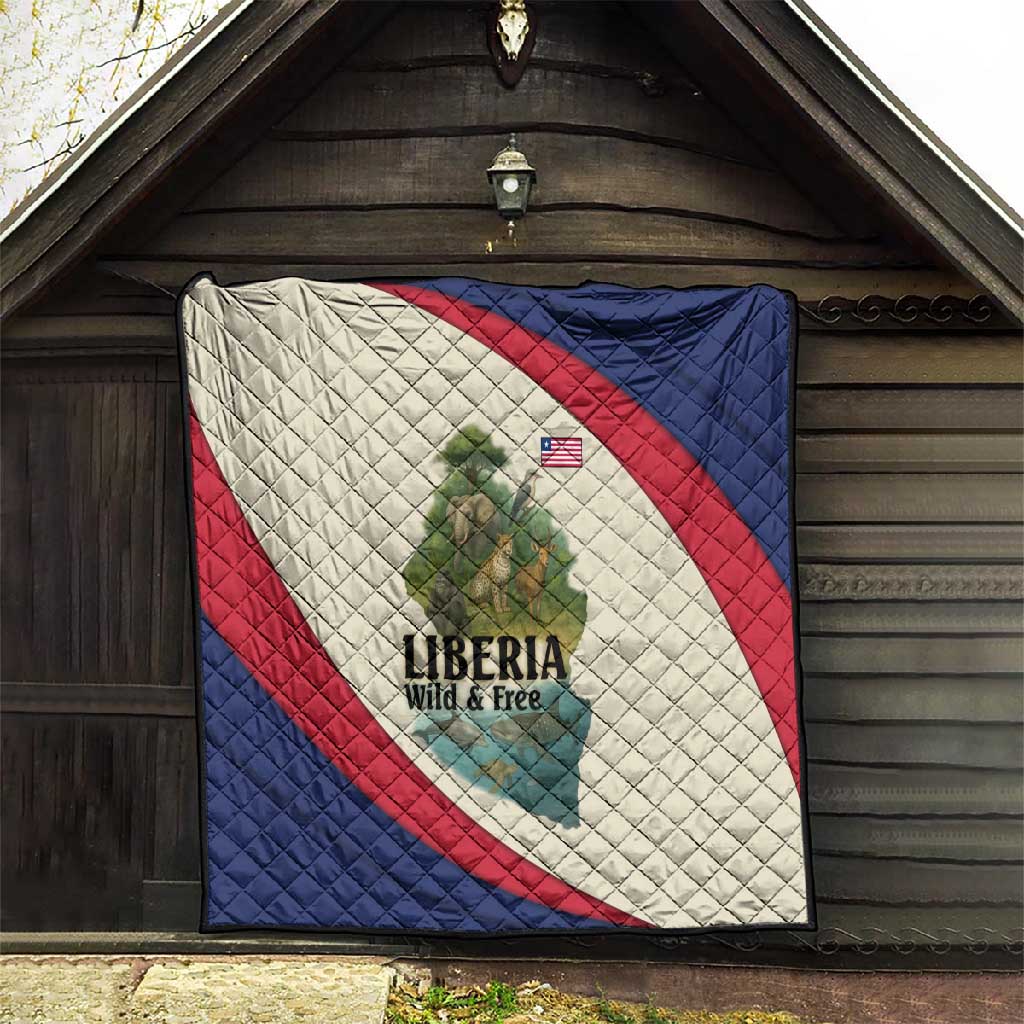 Liberia Wildlife Quilt African Safari and Ocean Marine Life TS04