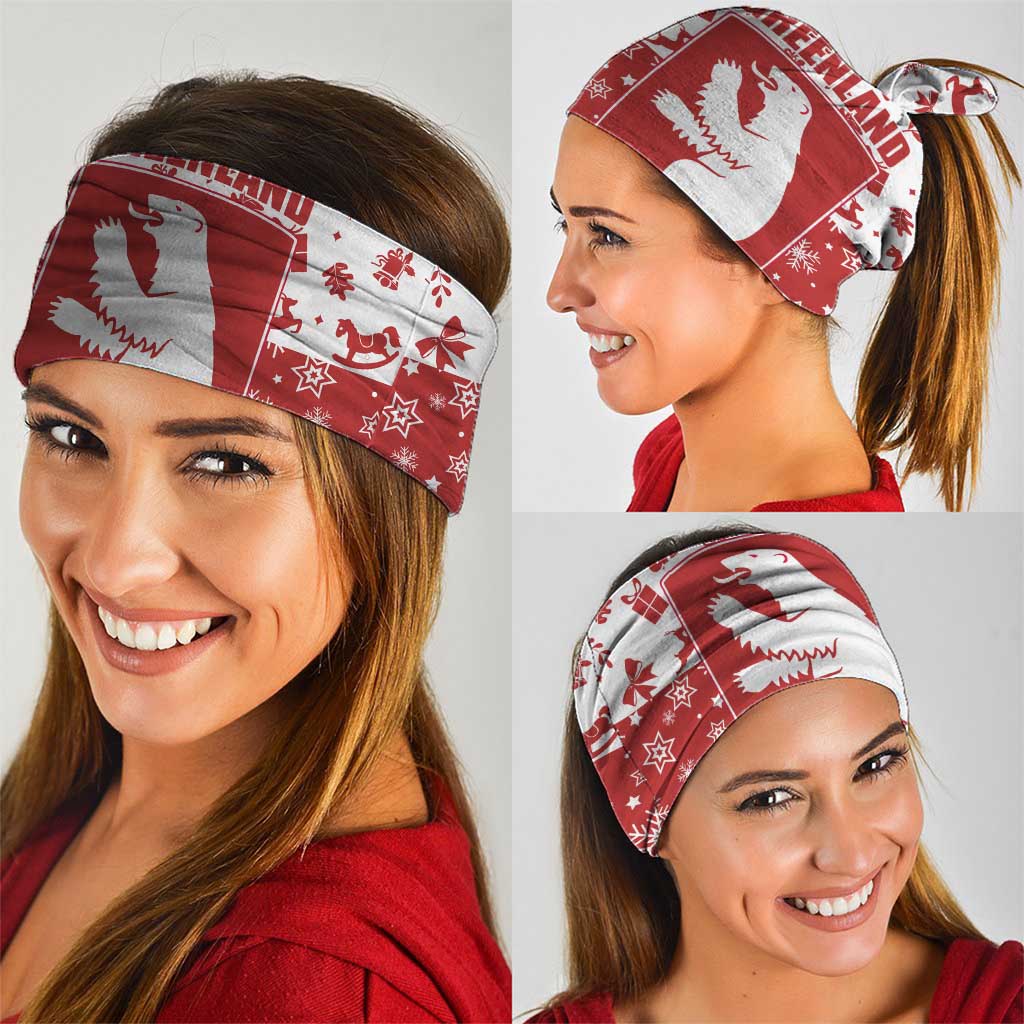 Greenland Christmas Neck Gaiter Land of Ice Heart of Fire TS04