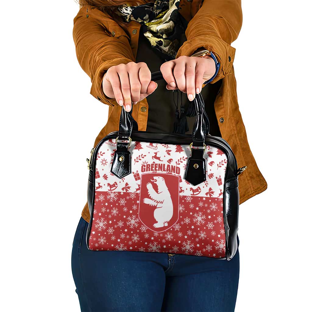 Greenland Christmas Shoulder Handbag Land of Ice Heart of Fire TS04