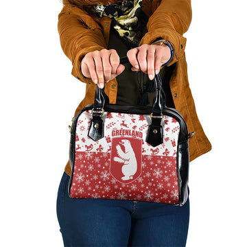 Greenland Christmas Shoulder Handbag Land of Ice Heart of Fire TS04