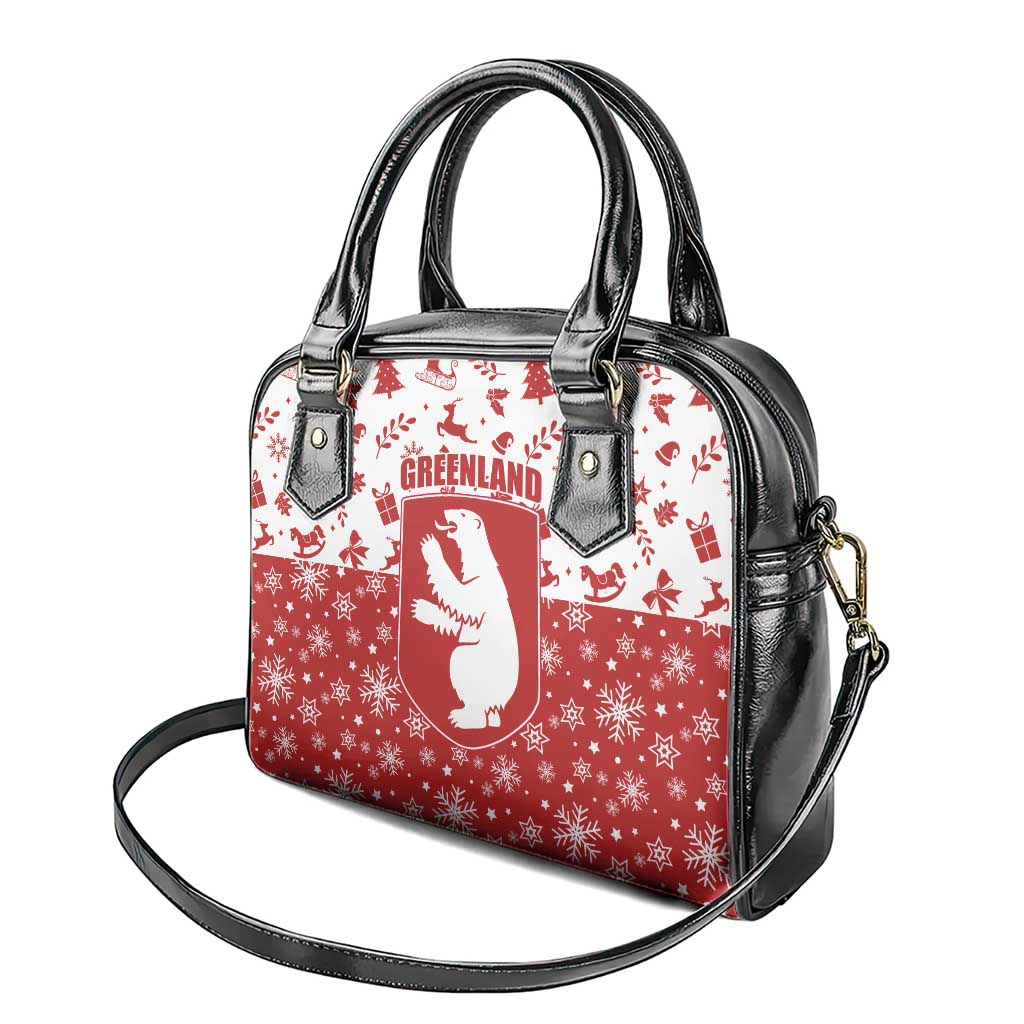 Greenland Christmas Shoulder Handbag Land of Ice Heart of Fire TS04