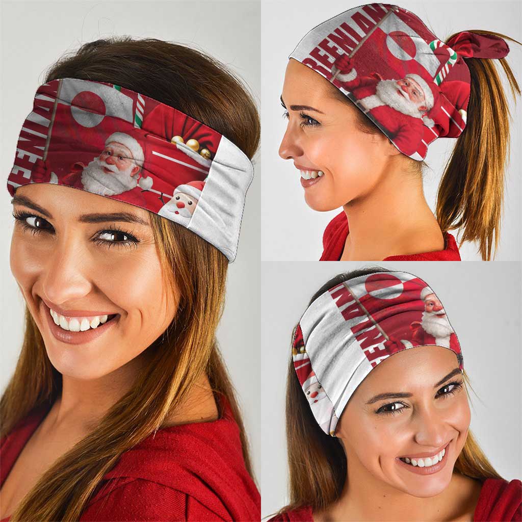 Greenland Santa Christmas Neck Gaiter Nordic Holiday Pride Design TS04