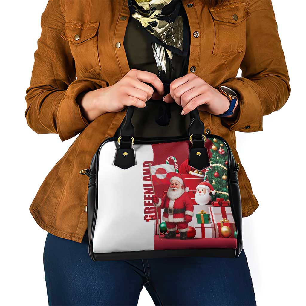 Greenland Santa Christmas Shoulder Handbag Nordic Holiday Pride Design TS04