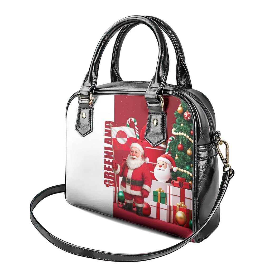 Greenland Santa Christmas Shoulder Handbag Nordic Holiday Pride Design TS04