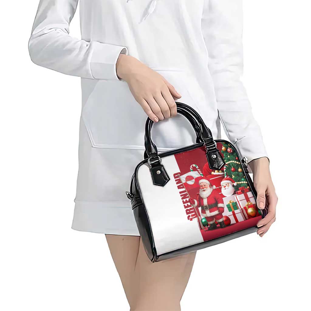 Greenland Santa Christmas Shoulder Handbag Nordic Holiday Pride Design TS04