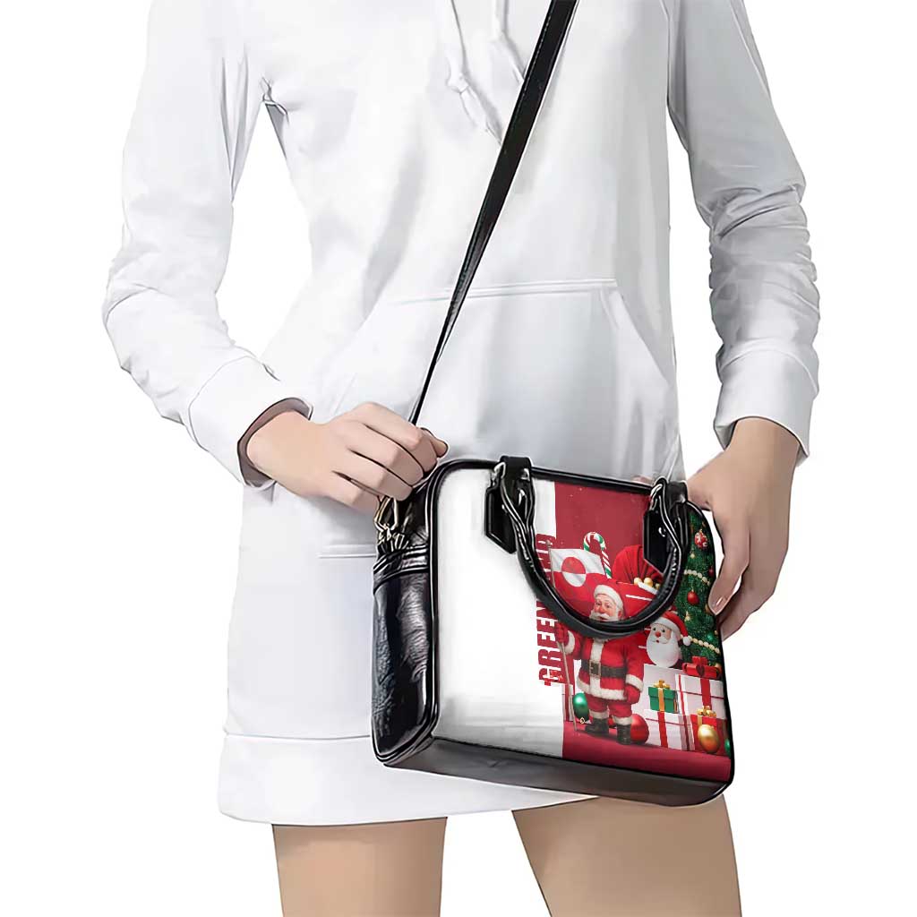 Greenland Santa Christmas Shoulder Handbag Nordic Holiday Pride Design TS04