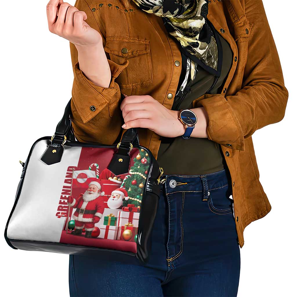Greenland Santa Christmas Shoulder Handbag Nordic Holiday Pride Design TS04