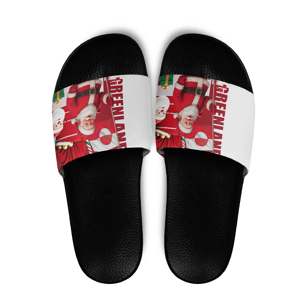 Greenland Santa Christmas Slide Sandals Nordic Holiday Pride Design TS04
