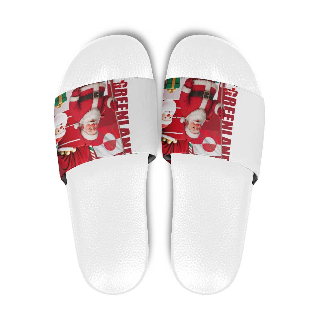 Greenland Santa Christmas Slide Sandals Nordic Holiday Pride Design TS04