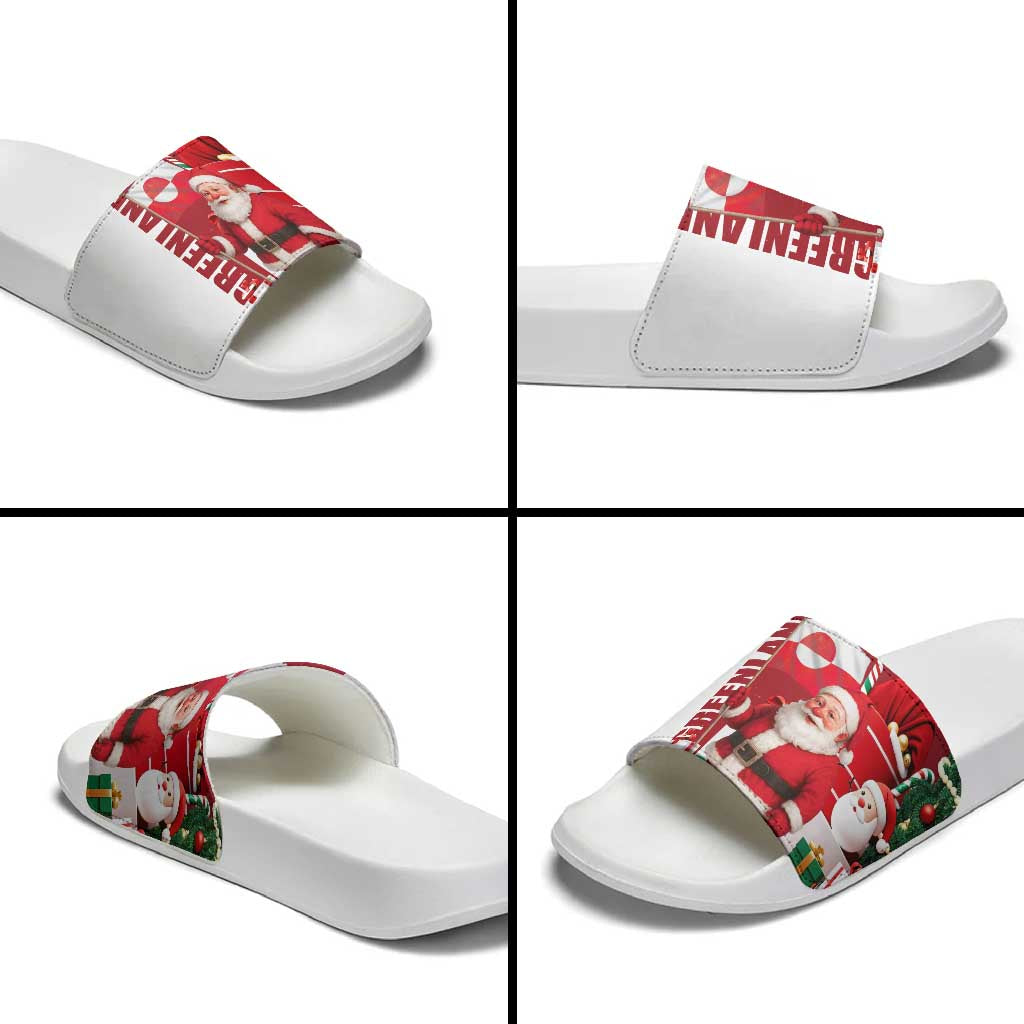 Greenland Santa Christmas Slide Sandals Nordic Holiday Pride Design TS04
