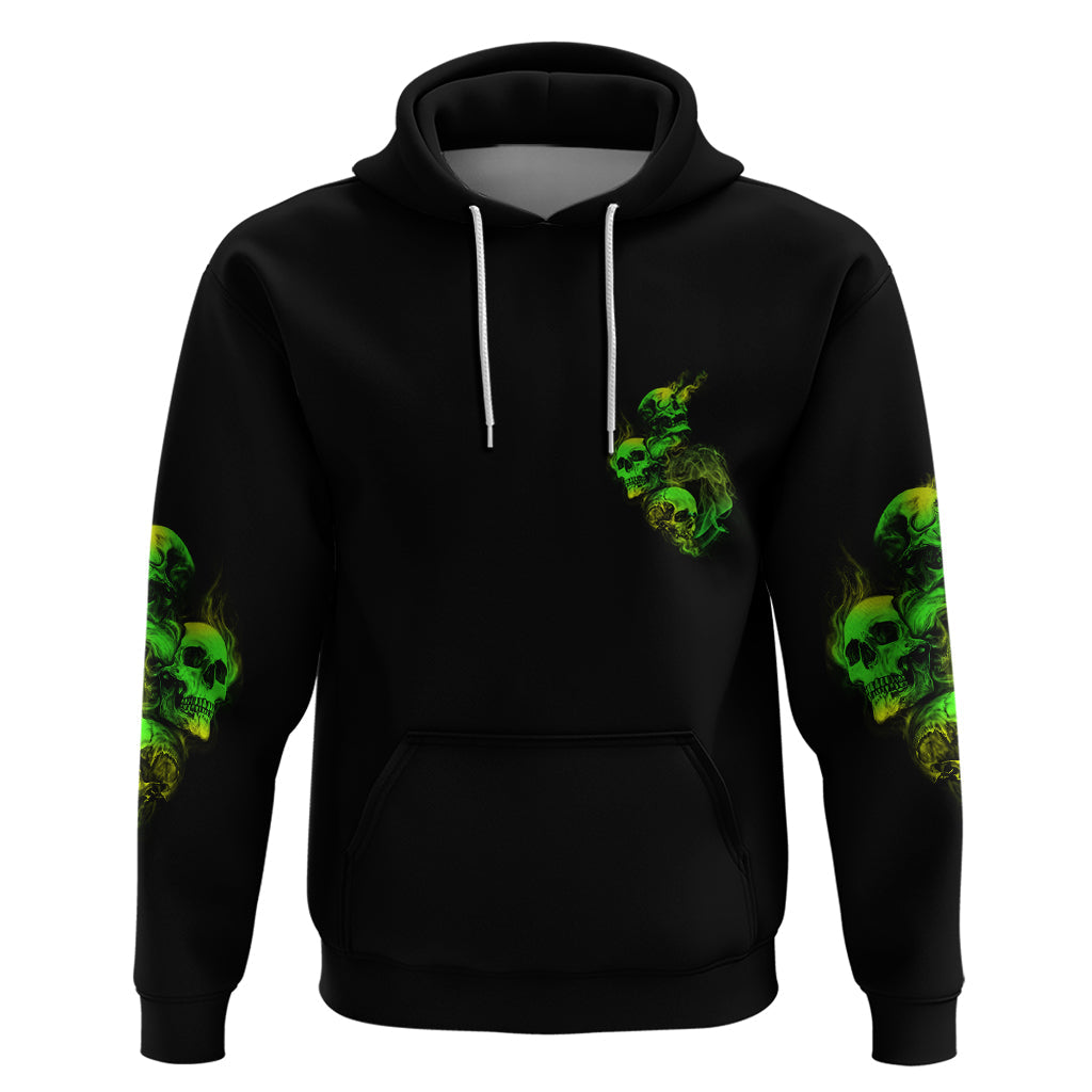 Stuck Between Idk Idc And Idgaf Skull Hoodie TS04