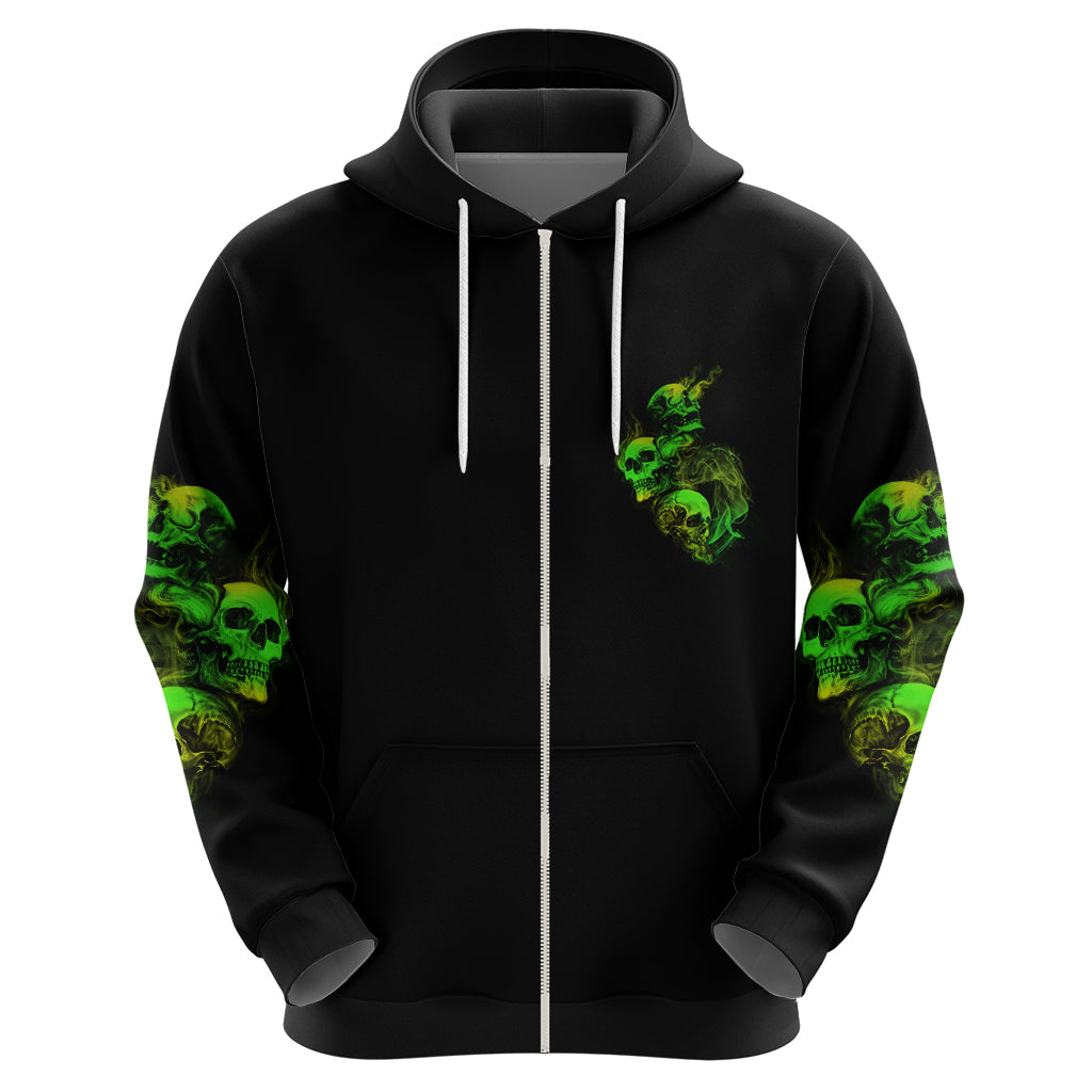 Stuck Between Idk Idc And Idgaf Skull Hoodie TS04