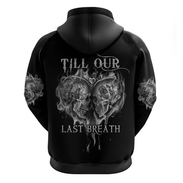 From Our First Kiss Till Our Last Breath Couple Hoodie TS04