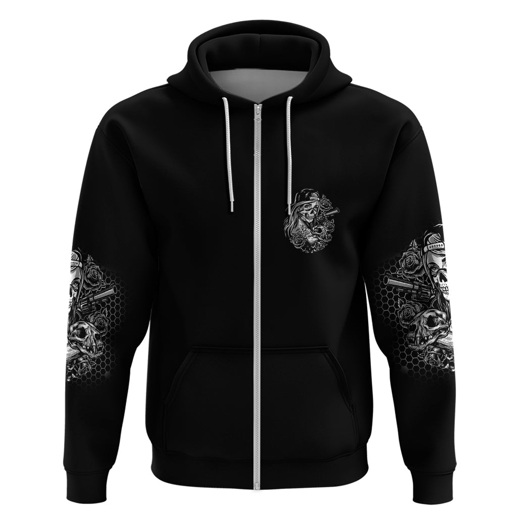 You Couldn't Handle Me B & W Hoodie TS04