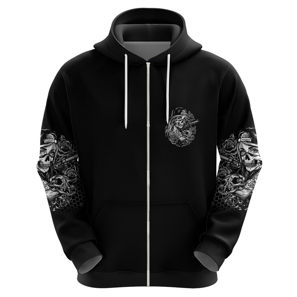 You Couldn't Handle Me B & W Hoodie TS04