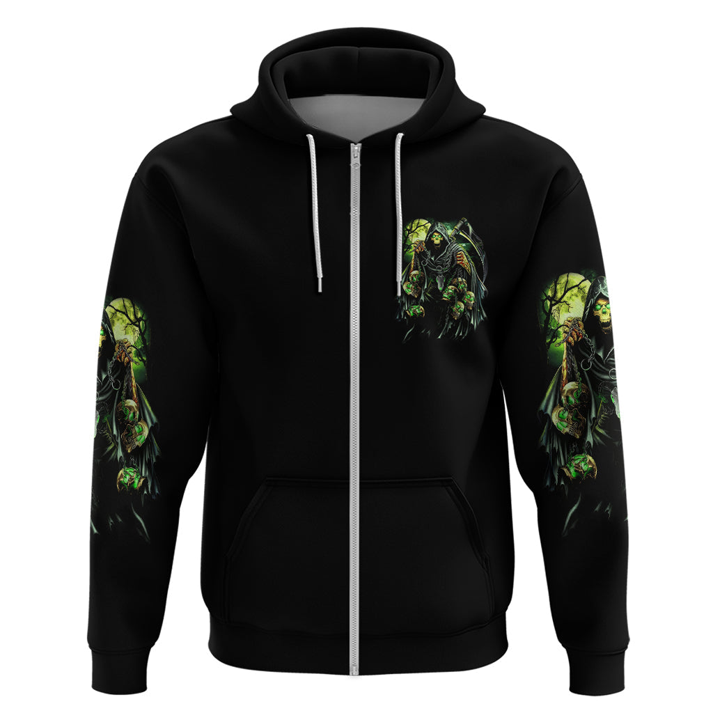 Warning Sign Skull Reaper Hoodie TS04