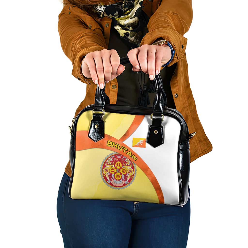 Bhutan Mandala Heritage Shoulder Handbag with National Flag Colors TS04