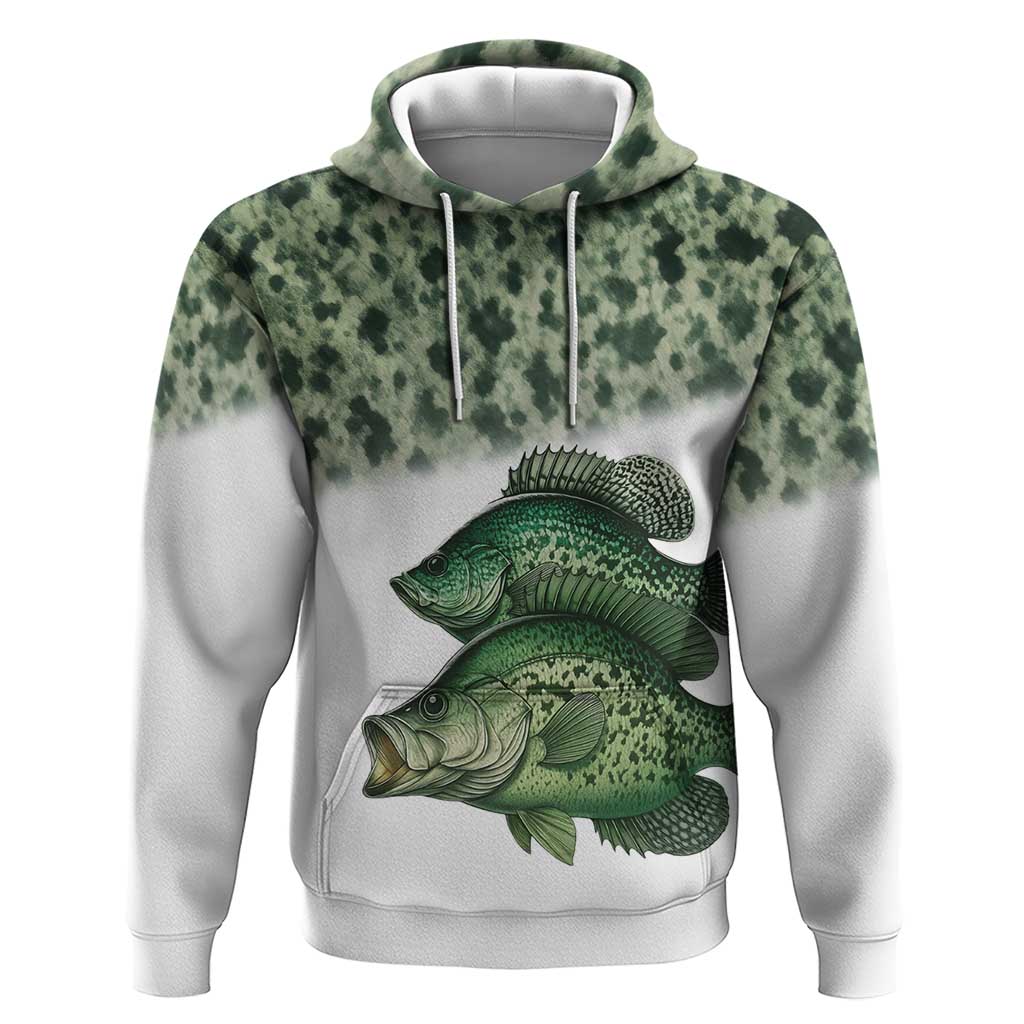 Crappie Tournament Fishing Customize Name Hoodie Camo Fade and Custom Name Design TS04