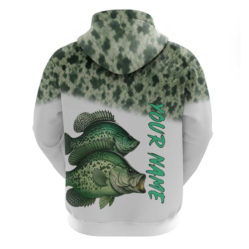Crappie Tournament Fishing Customize Name Hoodie Camo Fade and Custom Name Design TS04