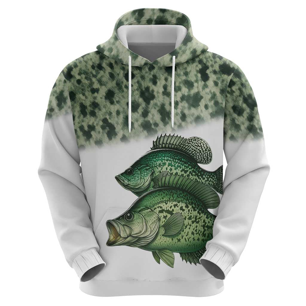 Crappie Tournament Fishing Customize Name Hoodie Camo Fade and Custom Name Design TS04