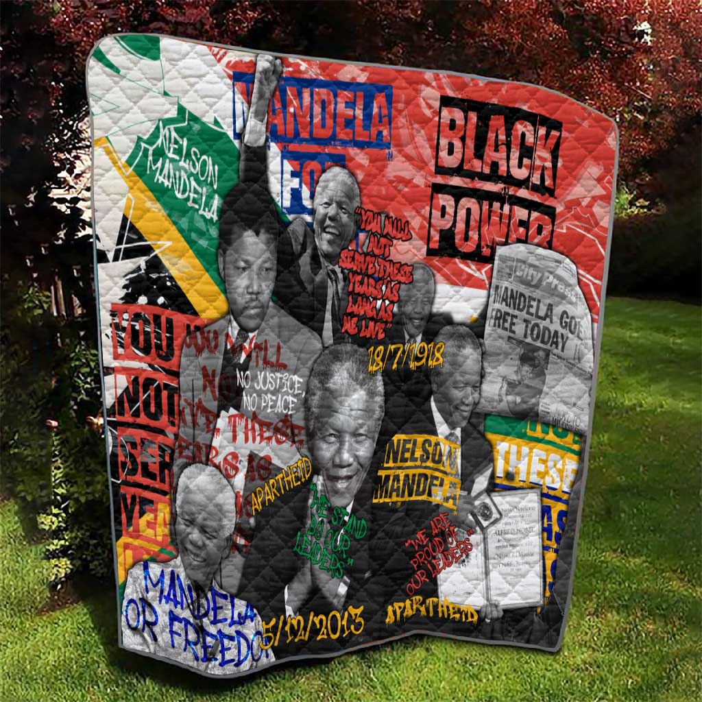 Nelson Mandela Graffiti Quilt Street Spray Art Recreating The Life Of A Great Man TS04