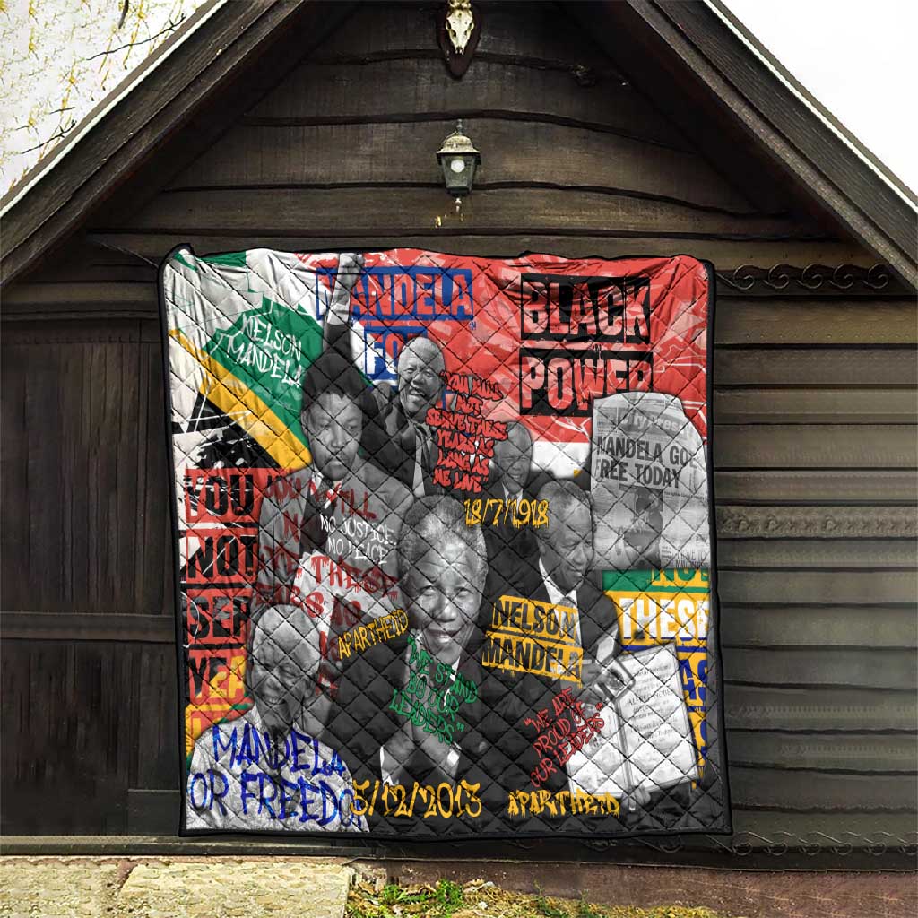 Nelson Mandela Graffiti Quilt Street Spray Art Recreating The Life Of A Great Man TS04