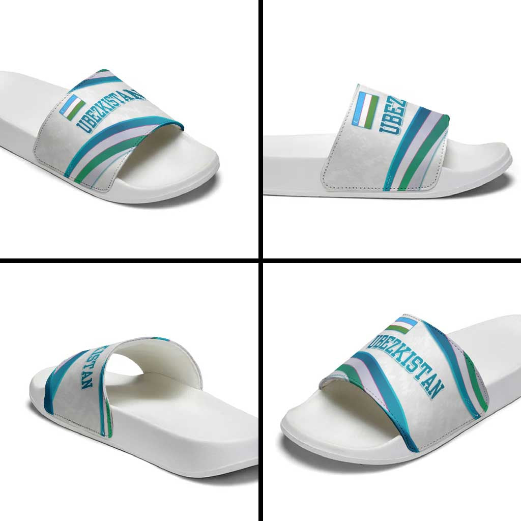 Uzbekistan Slide Sandals with Ribbon Wave Design TS04