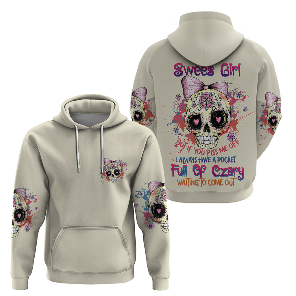 I Am A Sweet Girl Skull Hoodie TS04