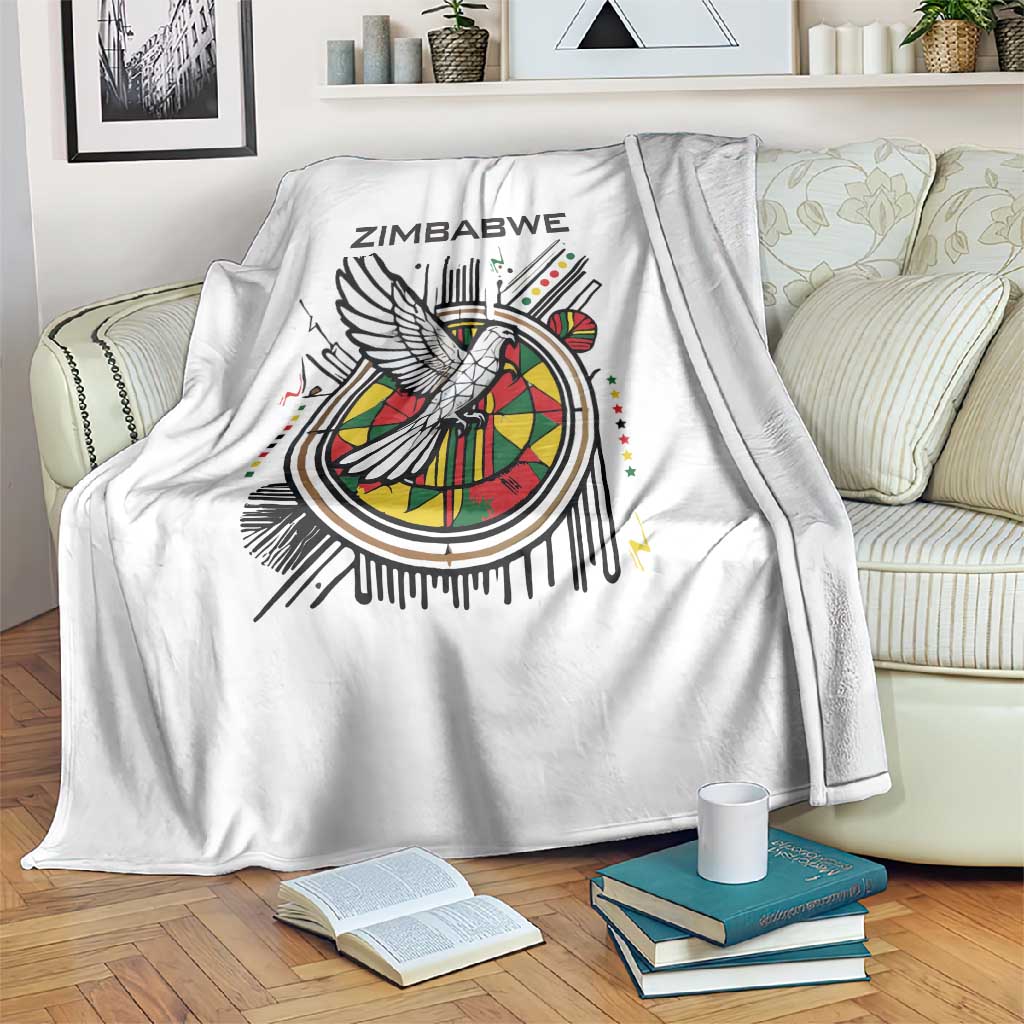 Spirit of Zimbabwe Blanket Flag Colors and Symbol of Peace TS04