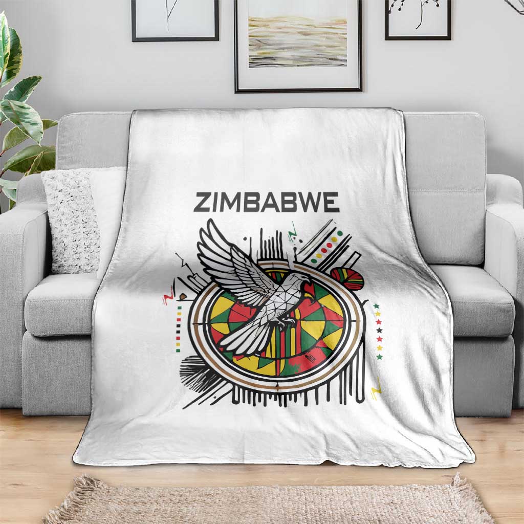 Spirit of Zimbabwe Blanket Flag Colors and Symbol of Peace TS04