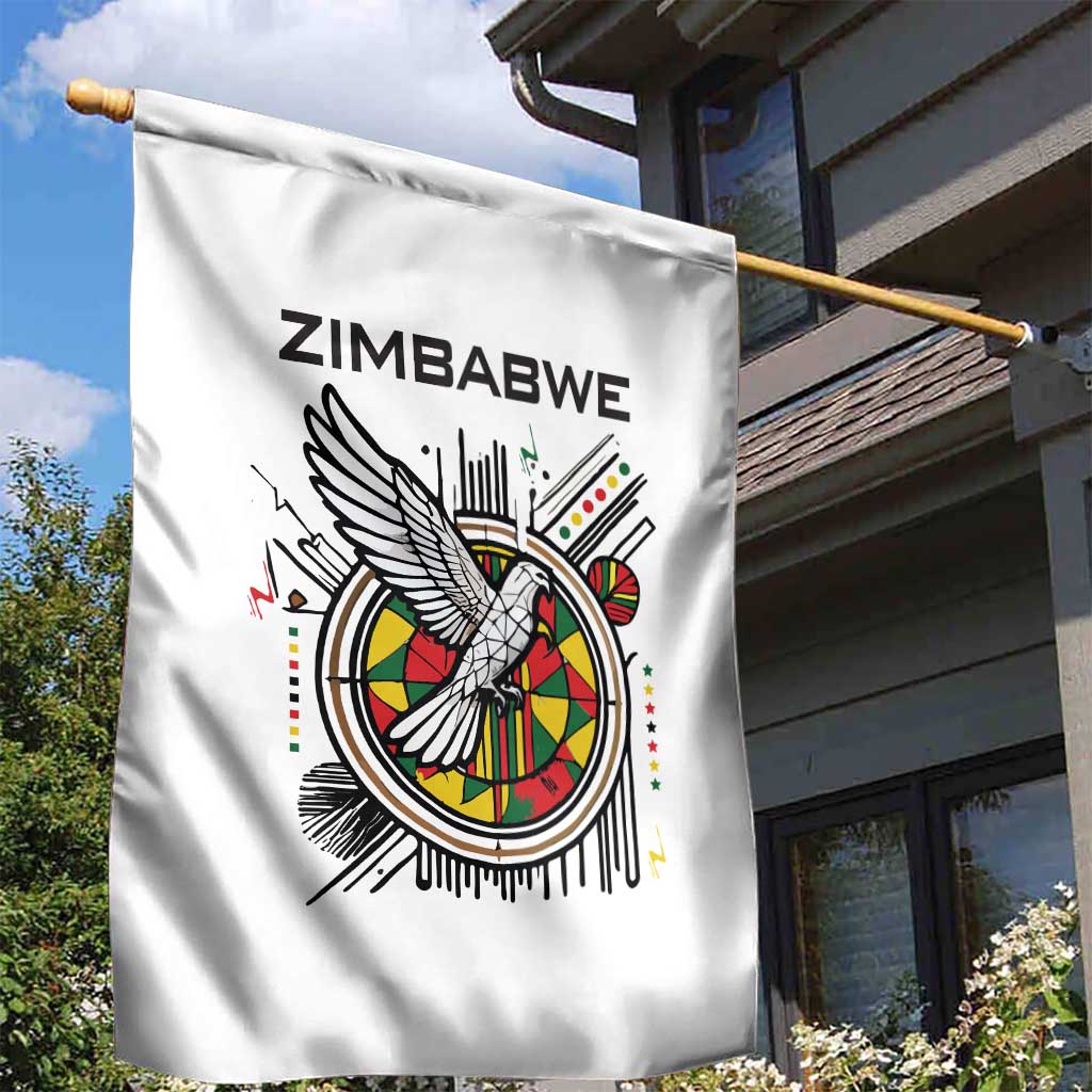 Spirit of Zimbabwe Garden Flag Flag Colors and Symbol of Peace TS04