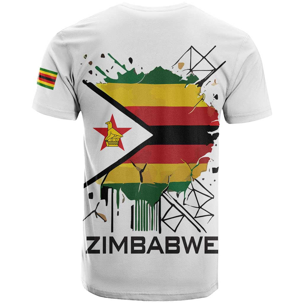 Spirit of Zimbabwe T shirt Flag Colors and Symbol of Peace TS04