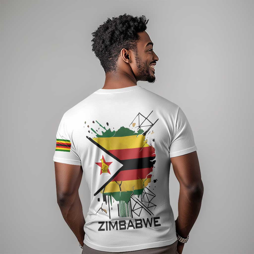Spirit of Zimbabwe T shirt Flag Colors and Symbol of Peace TS04