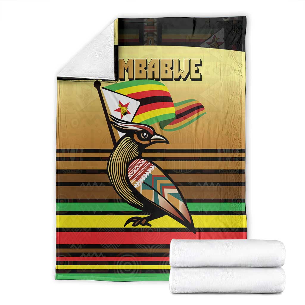 Pride Zimbabwe Blanket Zimbabwean Bird, Tribal Patterns and Pan-African Colors TS04