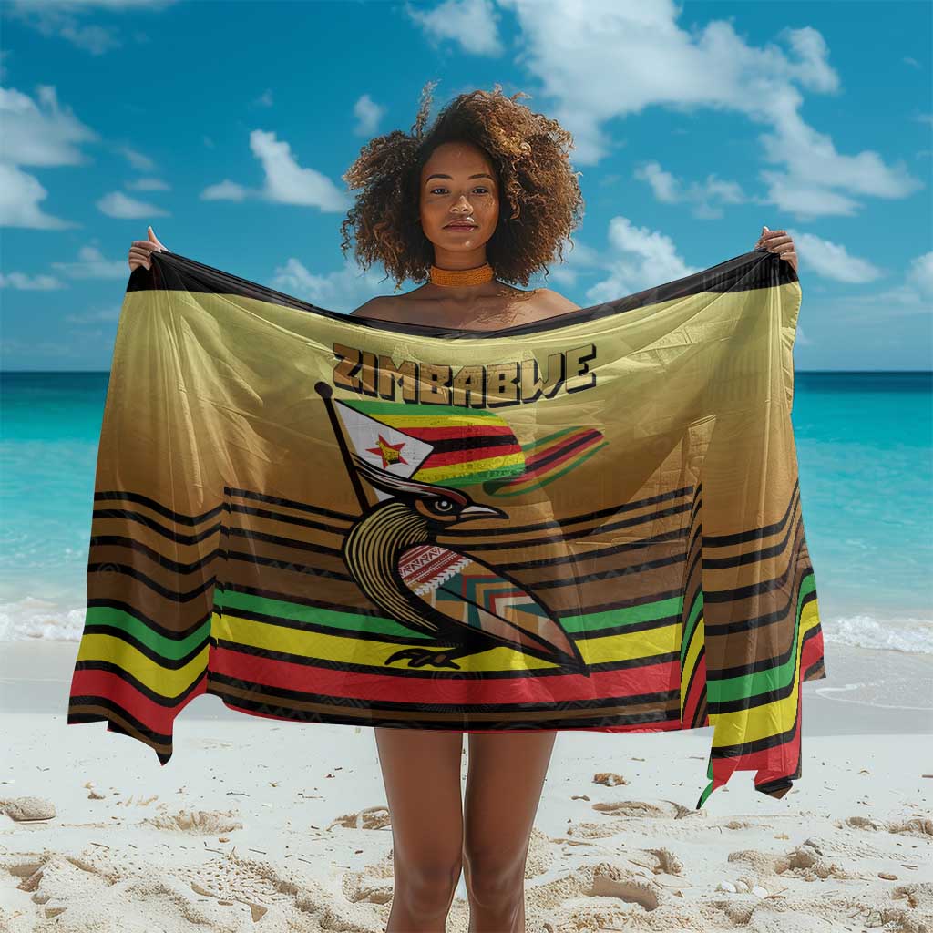 Pride Zimbabwe Sarong Zimbabwean Bird, Tribal Patterns and Pan-African Colors TS04