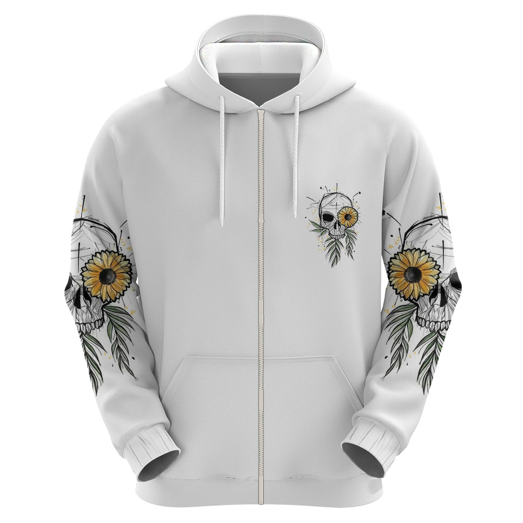 She Is Sunshine Skull Sunflower Hoodie TS04