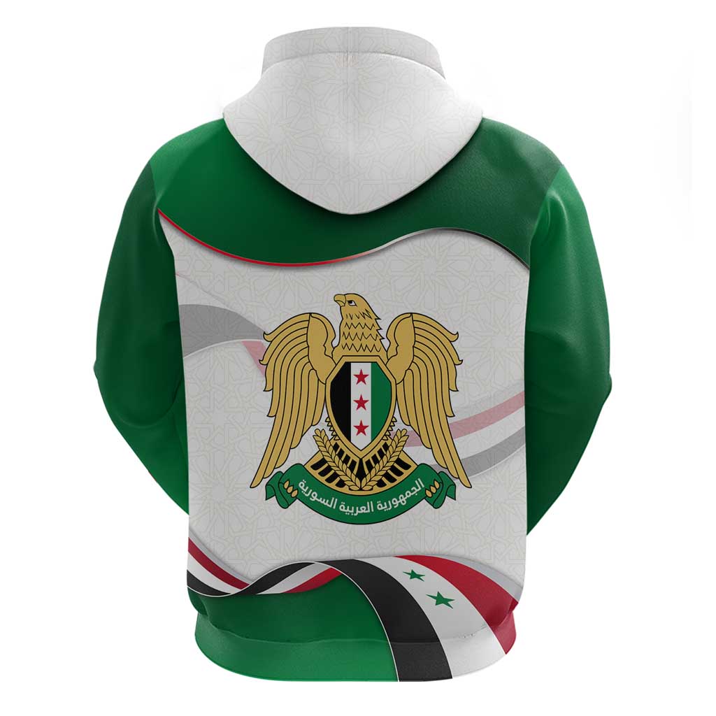 Syria Independence Day Hoodie with National Flag and Emblem TS04