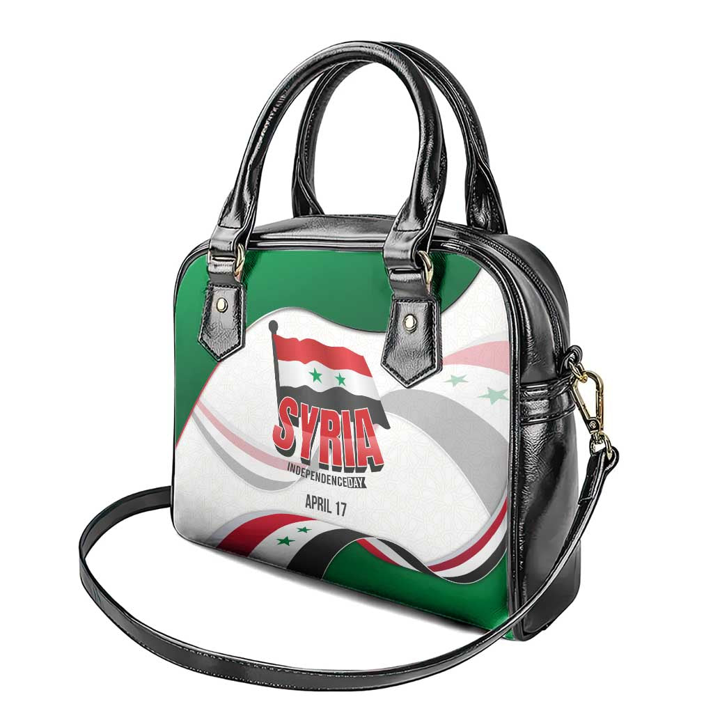 Syria Independence Day Shoulder Handbag with National Flag and Emblem TS04
